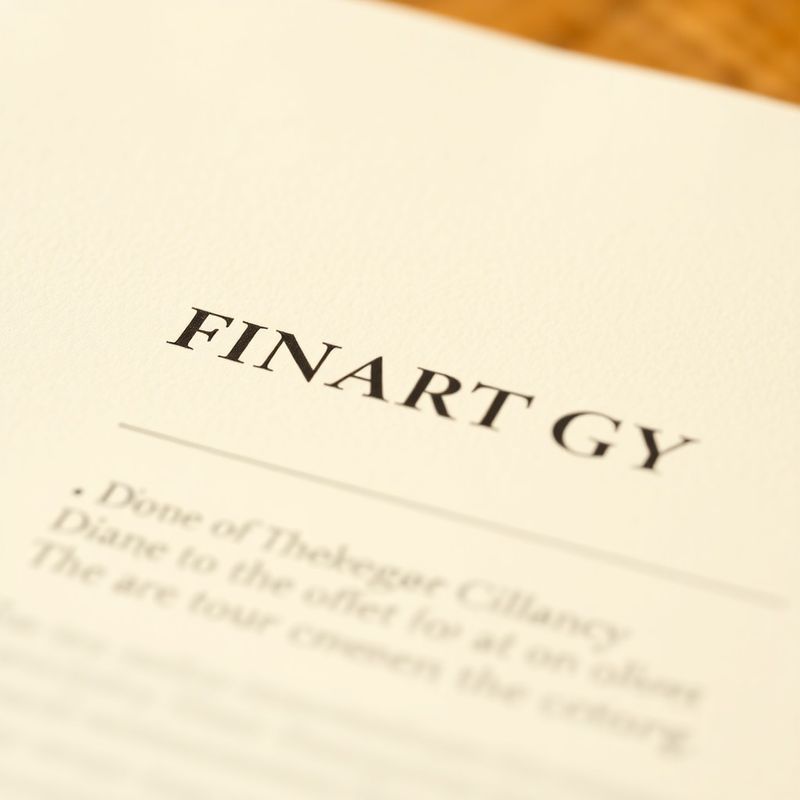 Detaliu al unui document de strategie fiduciară